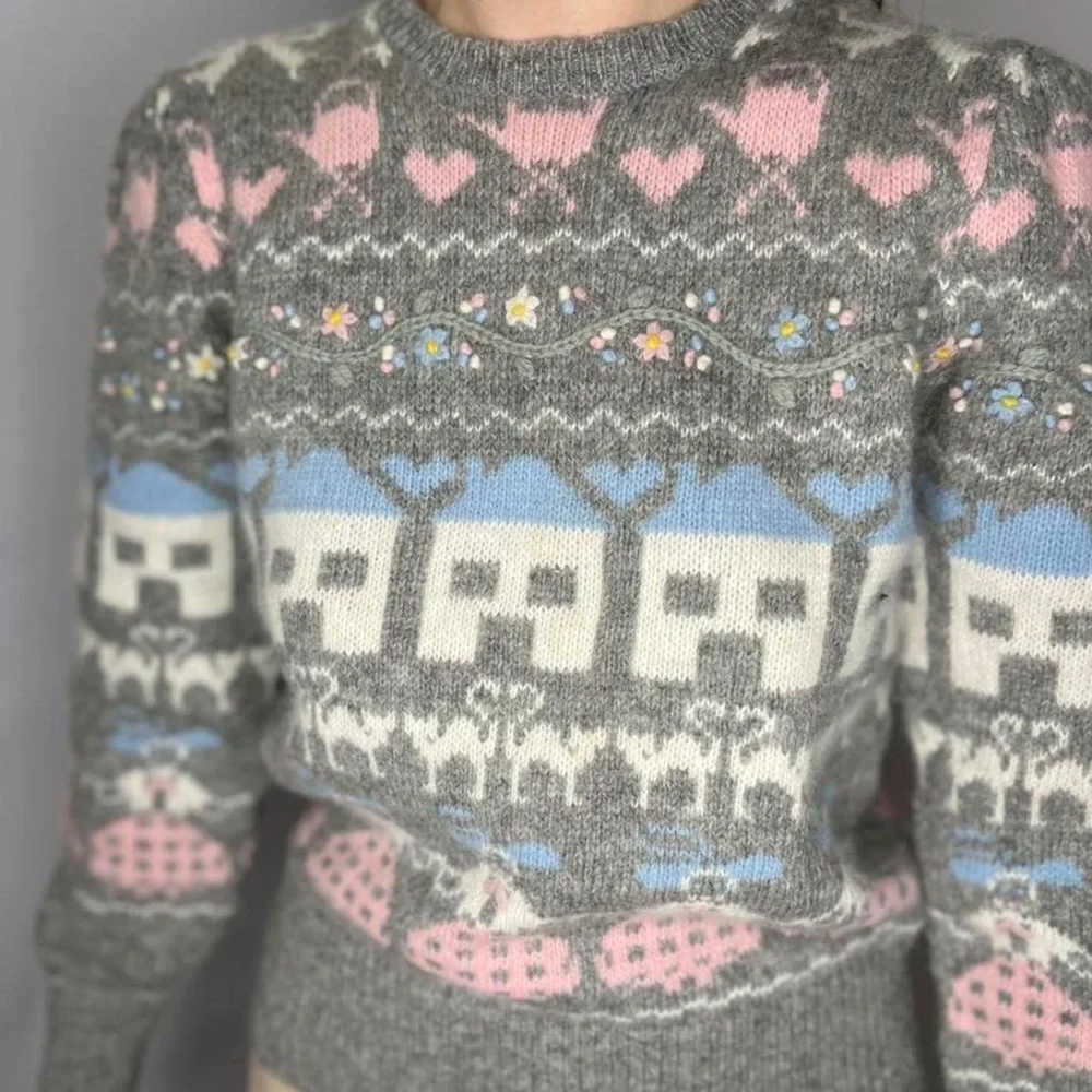 Cottage core Susan Bristol sweater - Picture 3 of 4